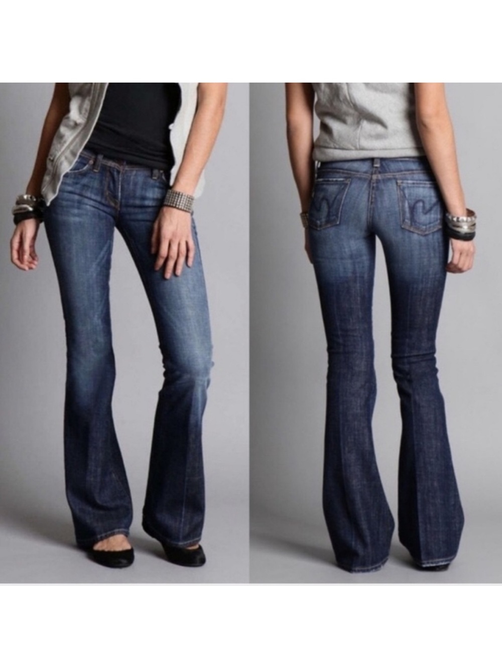Citizens of Humanity Y2K Low Waist Flare Jeans Ingrid #002 size 30
